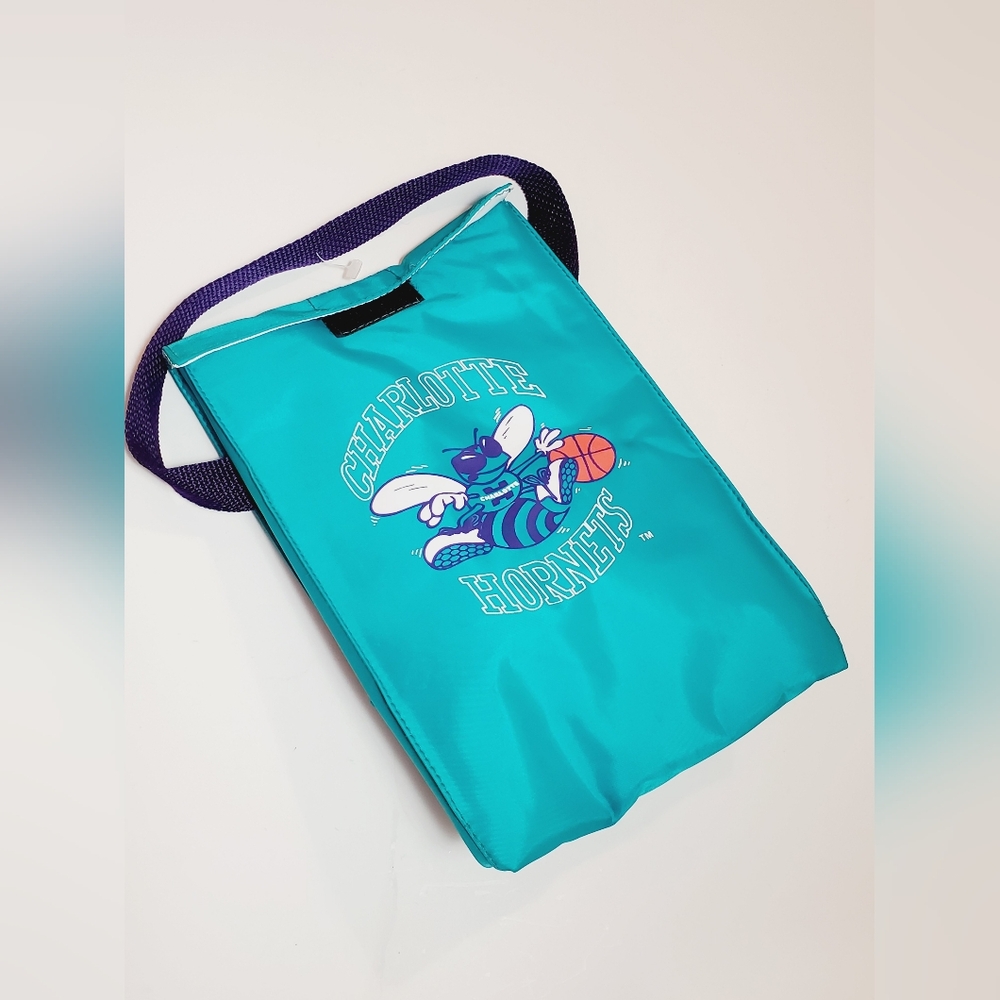 Vintage Charlotte Hornets Insulated Lunch Bag